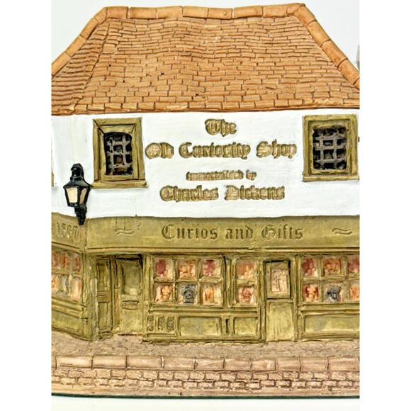 Vtg Lilliput Lane Old Curiosity Shop Cottage Village English Collection 1985 - Picture 2 of 9